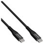 InLine Cable USB-C de Carga Rápida 100W Textil Negro 1m