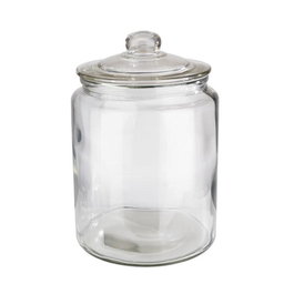 APS Bote de Vidrio con Tapa Classic - Diámetro 20 cm, Altura 30 cm, Capacidad 6 Litros