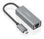 Aisens Conversor USB-C a Ethernet Gigabit 10/100/1000 Mbps Gris 15cm A109-0898