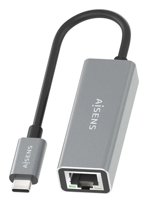 Aisens Convertidor USB-C a Ethernet Gigabit A109-0898 Gris Aisens Convertidor USB-C a Ethernet Gigabit A109-0898 Gris