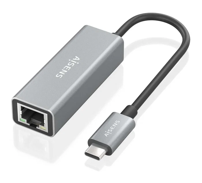 Aisens Convertidor USB-C a Ethernet Gigabit A109-0898 Gris Aisens Convertidor USB-C a Ethernet Gigabit A109-0898 Gris