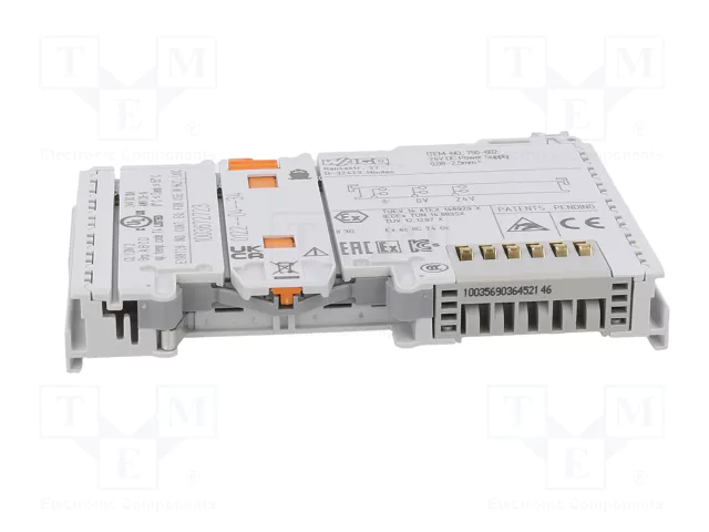 WAGO 750-602 Módulo de alimentación de campobus DC 24 V Gris WAGO 750-602 Módulo de alimentación de campobus DC 24 V Gris