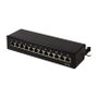 LogiLink Patchpanel Desktop 12 Port Cat6 STP negro