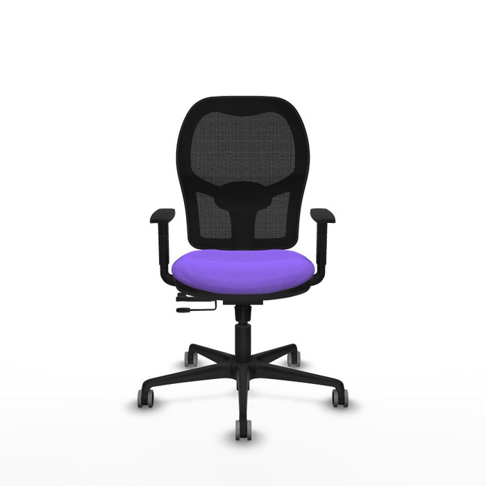 PIQUERAS Y CRESPO Silla de oficina Jorquera Lila y Negro