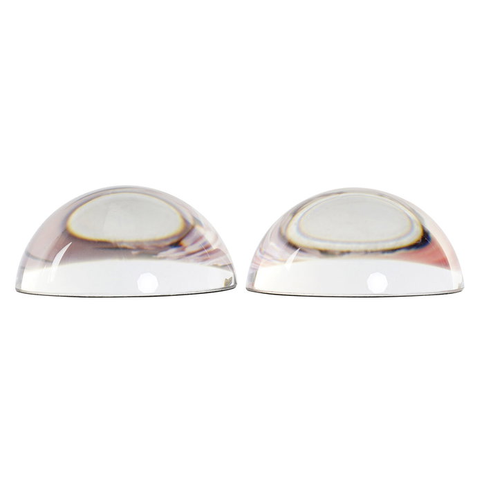 DKD Home Decor Pisapapeles de Cristal Flores Surtido de 2 Unidades