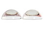 DKD Home Decor Pisapapeles de Cristal Flores Surtido de 2 Unidades