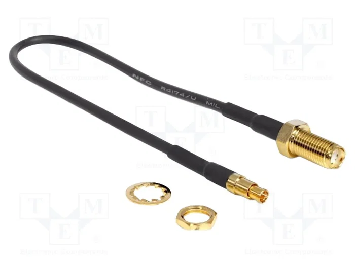 DeLOCK 88484 Cable coaxial SMA hembra a TS-9, 0,2 m DeLOCK 88484 Cable coaxial SMA hembra a TS-9, 0,2 m