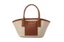 Vince Camuto Amalfi - Bolso de mano marrón de cuero de polivinilo para mujer, elegante y funcional