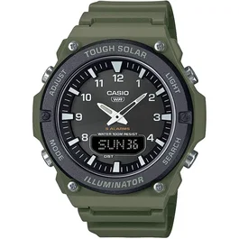 Casio Reloj AQ-S820W Hombre Verde Solar Analógico-Digital