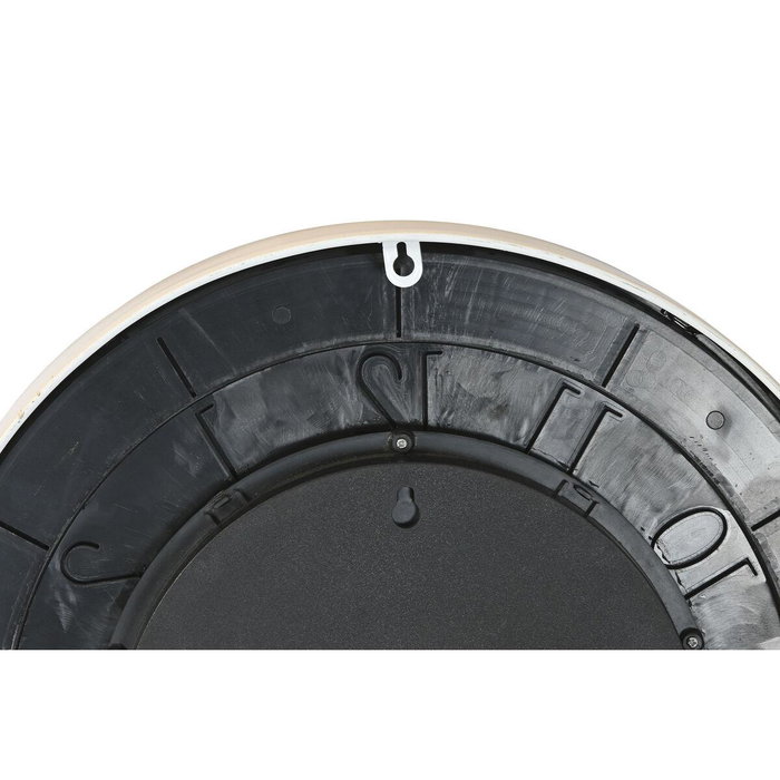 Reloj de Pared Home ESPRIT Beige Dorado Cristal Hierro 46 x 8,5 x 46 cm