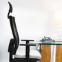 PIQUERAS Y CRESPO Silla de oficina Horna Naranja oscuro y Negro