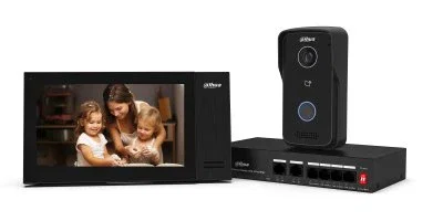 Dahua Technology DHI-VTO2111D-P-S3 Videoportero IP con Pantalla Táctil de 7 pulg, 2 MP, Negro