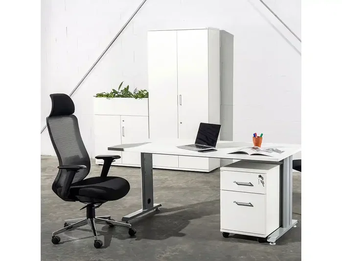 Rocada Mesa de oficina METAL 140x80 cm Gris/Gris Rocada Mesa de oficina METAL 140x80 cm Gris/Gris