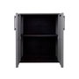 Art Plast Armario Bajo de Polipropileno Reciclable, Resistente a la Intemperie, Color Gris Oscuro, con Estante Ajustable (68 x 37 x 84 cm)