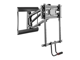 Equip Soporte de TV 650326 para Pantallas de 43 a 70 Pulgadas, Desplegable para Pared, Peso Máx. 35kg, VESA 600x400, Negro