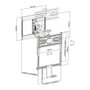 Equip Soporte de pared para TV abatible 43''-70'' Negro