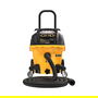 DeWALT DWV905H-QS Aspiradora Industrial Clase H, seca y húmeda, 38L, 1400W, 25 kPa, color amarillo