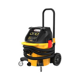 DeWALT DWV905H-QS Aspiradora Industrial Clase H, seca y húmeda, 38L, 1400W, 25 kPa, color amarillo
