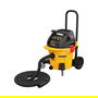 DeWALT DWV905H-QS Aspiradora Industrial Clase H, seca y húmeda, 38L, 1400W, 25 kPa, color amarillo