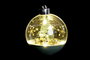 DKD Home Decor Decoración Colgante Cristal LED 8x8x8 Surtido de 3