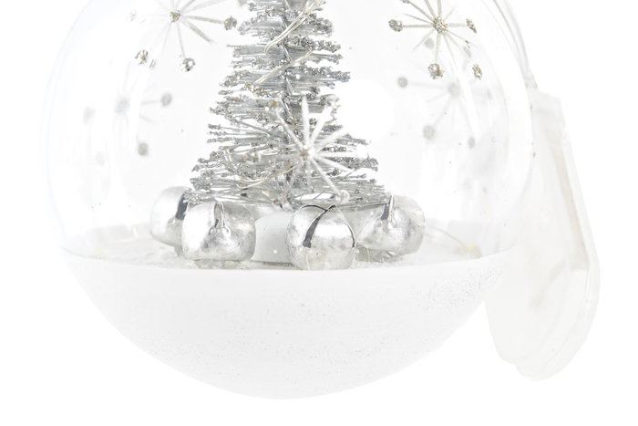 DKD Home Decor Decoración Colgante Cristal LED 8x8x8 Surtido de 3