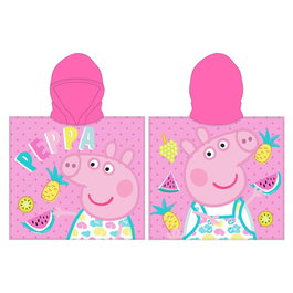 ASTLEY BAKER DAVIES Poncho Toalla Peppa Pig Microfibra 55x110cm