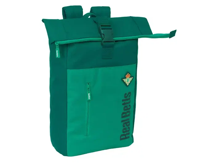 Safta Mochila con Solapa para Portátil 15,6'' Real Betis Balompié Resistente al Agua