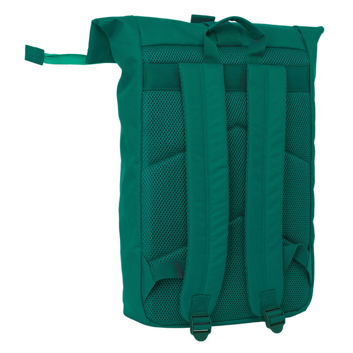 Safta Mochila con Solapa para Portátil 15,6'' Real Betis Balompié Resistente al Agua
