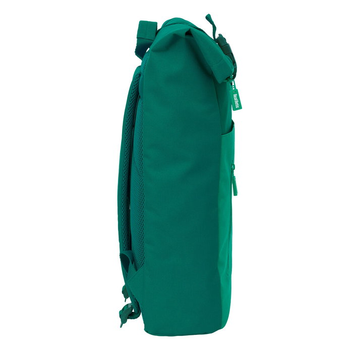 Safta Mochila con Solapa para Portátil 15,6'' Real Betis Balompié Resistente al Agua