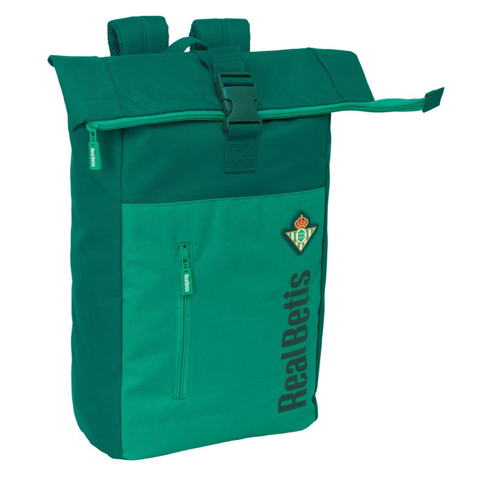 Safta Mochila con Solapa para Portátil 15,6'' Real Betis Balompié Resistente al Agua