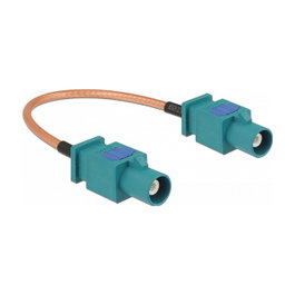 DeLOCK Cable de antena coaxial RG-316 FAKRA Z a FAKRA Z 15 cm
