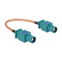 DeLOCK Cable de antena coaxial FAKRA Z a FAKRA Z RG-316 15 cm