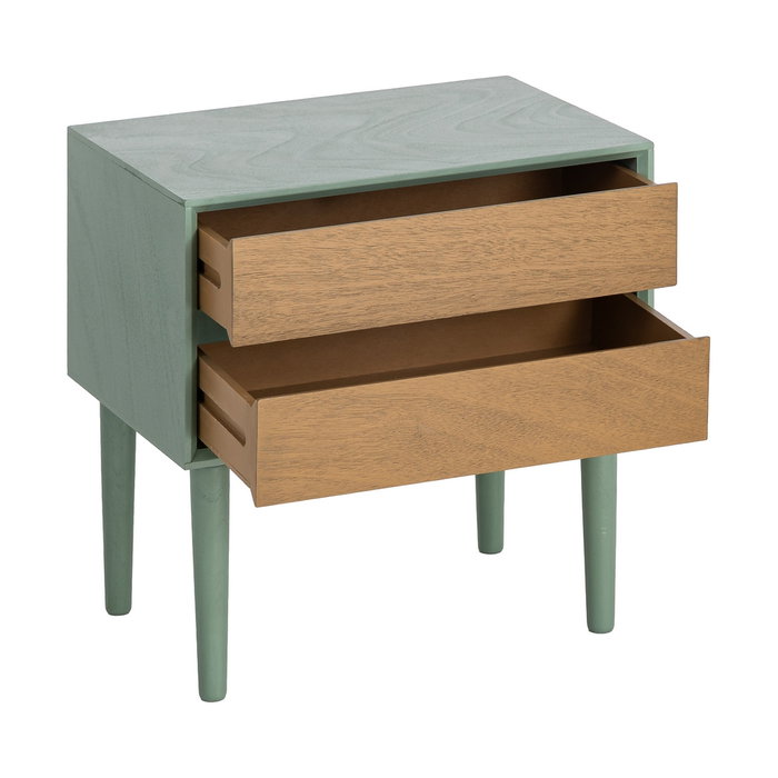 Mesita Verde Dm Dormitorio 50 X 35 X 50 cm