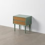 Mesita Verde Dm Dormitorio 50 X 35 X 50 cm