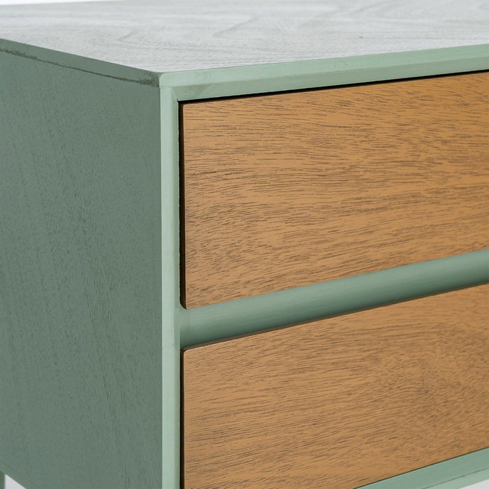 Mesita Verde Dm Dormitorio 50 X 35 X 50 cm