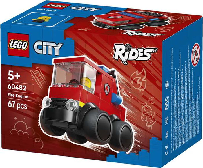LEGO City Juego de Construcción Vehículo Camión de Bomberos para niños de 6 años