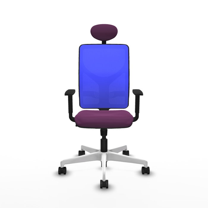 PIQUERAS Y CRESPO Silla de oficina Motilla con mecanismo Sincro, Morado y Azul PIQUERAS Y CRESPO Silla de oficina Motilla con mecanismo Sincro, Morado y Azul