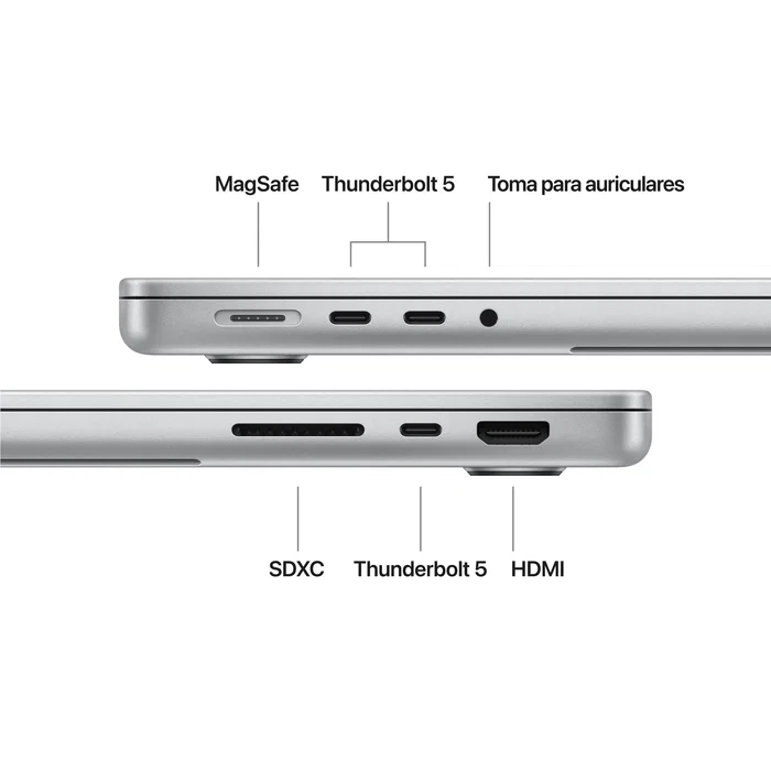Apple MacBook Pro 14 M5 Pro 24GB 2TB SSD Plata