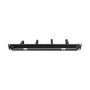 LogiLink Panel de gestión de cables 19 pulg. 1HE con 4 abrazaderas de acero Negro
