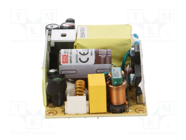 MEAN WELL RPS-45-15 Alimentador de Impulso Abierto 45W 15VDC