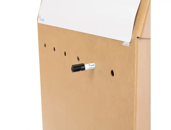 Rocada Pizarra de conferencias 700x1780 mm de cartón reciclado 100% reciclable Rocada Pizarra de conferencias 700x1780 mm de cartón reciclado 100% reciclable