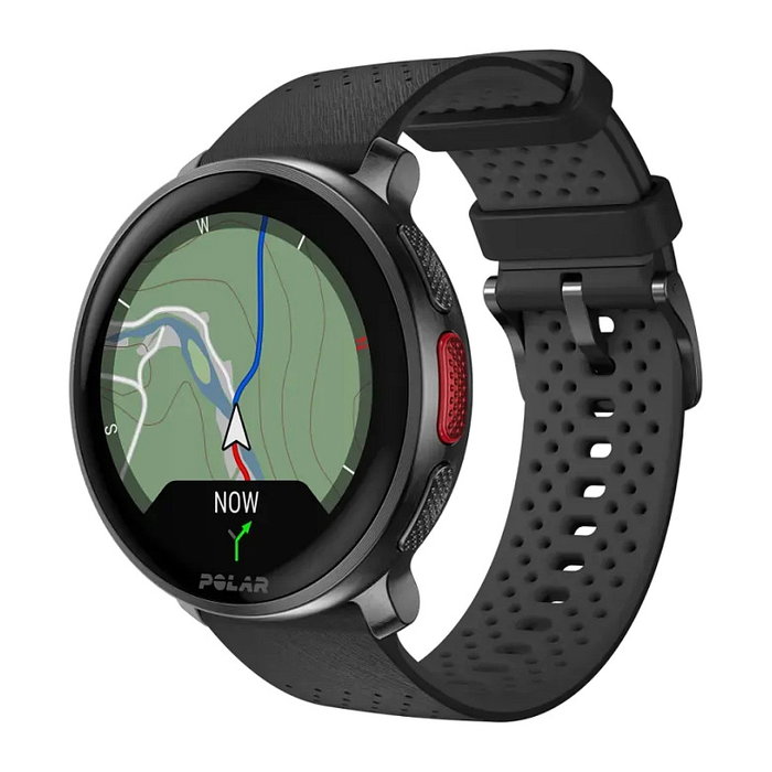 Polar Vantage V3 Reloj Inteligente GPS, Negro, Pantalla AMOLED Táctil 3.53 cm (1.39 pulgadas), 32 GB, Batería 488 mAh (10 Días), Aluminio, 57 g