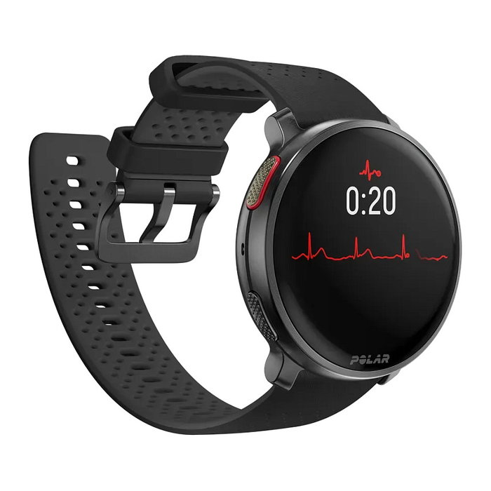 Polar Vantage V3 Reloj Inteligente GPS, Negro, Pantalla AMOLED Táctil 3.53 cm (1.39 pulgadas), 32 GB, Batería 488 mAh (10 Días), Aluminio, 57 g