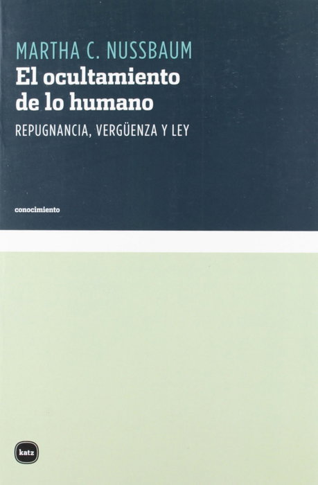 Ocultamiento de lo humano, el, Martha C. Nussbaum - KATZ EDITORES