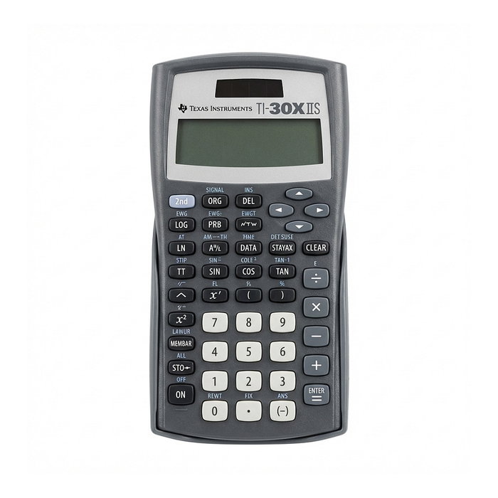Texas Instruments Calculadora Científica TI-30 X II S Negro/Plata Texas Instruments Calculadora Científica TI-30 X II S Negro/Plata