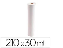 Exacompta Rollo de Papel de Fax Térmico, 210 mm x 30 m, 55 g