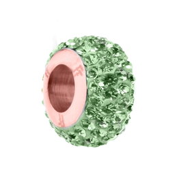 Folli Follie Joyería 3POTO23RE con esfera verde y plata de ley