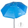 Aktive Sombrilla de playa Max Air azul de 210 cm con espiral de anclaje