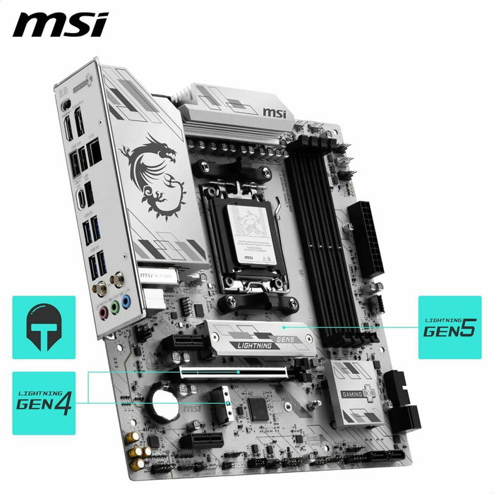 MSI B850M GAMING PLUS WIFI6E Micro ATX AMD B850 DDR5 MSI B850M GAMING PLUS WIFI6E Micro ATX AMD B850 DDR5