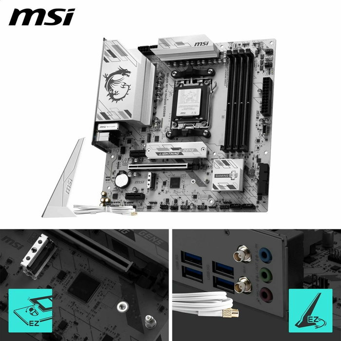 MSI B850M GAMING PLUS WIFI6E Micro ATX AMD B850 DDR5 MSI B850M GAMING PLUS WIFI6E Micro ATX AMD B850 DDR5
